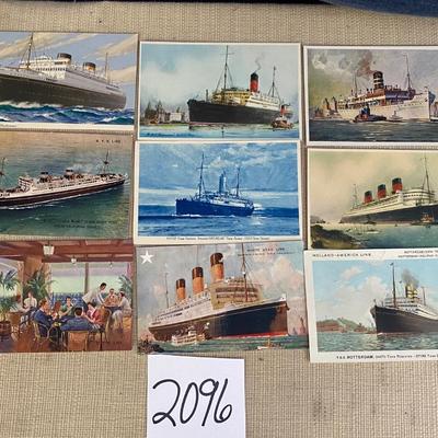 Vintage Ships Postcards