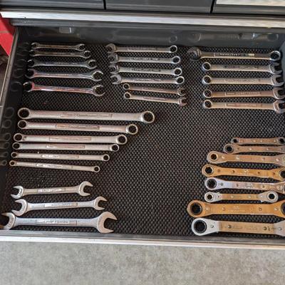 Large Lot of Craftsman Wrenches and locking Wrenches