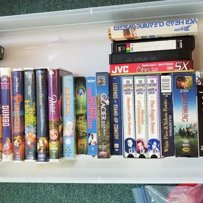DVDS and VHS