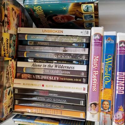 DVDS and VHS