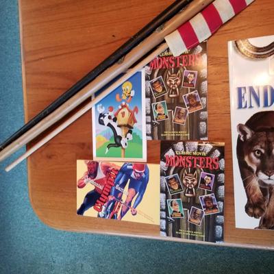 Travel Post Cards, Canes and Decals