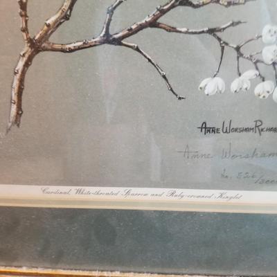 Birds Lithograph