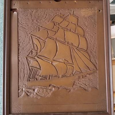 Ship on Leather