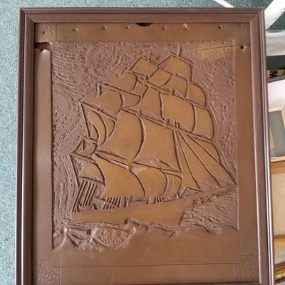 Ship on Leather