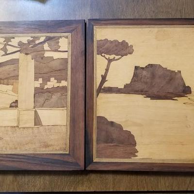 Inlaid Wood Scenery