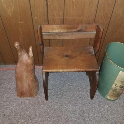 Stool and Cypress Knee
