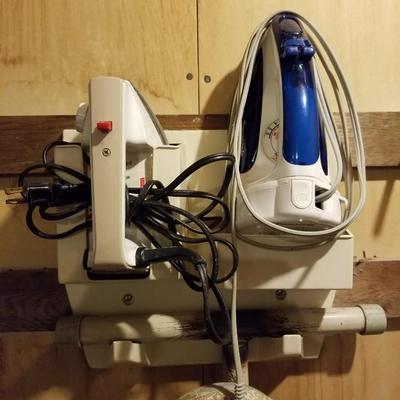 Ironing Board and Cleaning Supplies