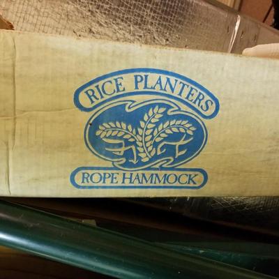 Telescope and Rice Planter Rope Hammock