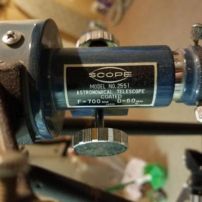 Telescope and Rice Planter Rope Hammock