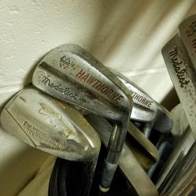 Golf Bag and Exercise Equipment