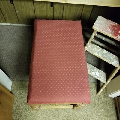 Bench and Step Ladder