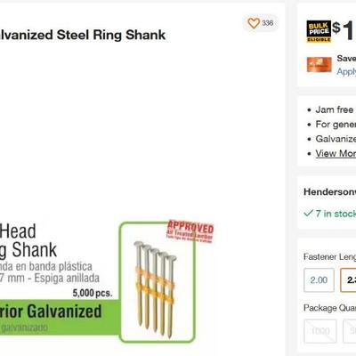 Staples & Nail Gun Fasteners
