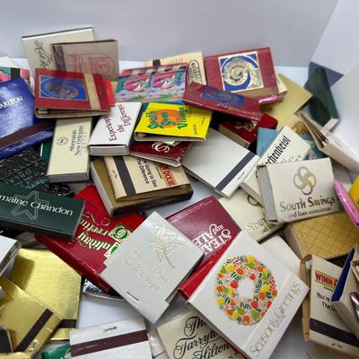 Vintage matchbook lot 60+
