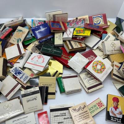 Vintage matchbook lot 60+