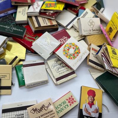 Vintage matchbook lot 60+