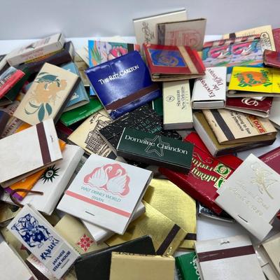 Vintage matchbook lot 60+