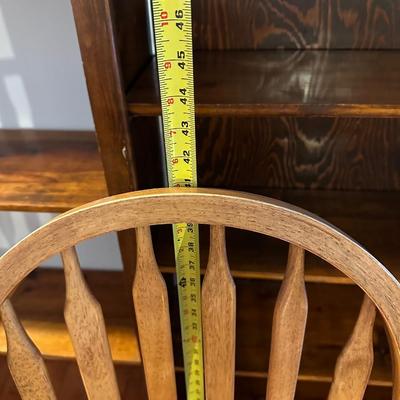 Two Rounded Back Swivel Barstools (see description).