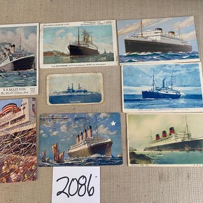 Vintage Ship Postcards