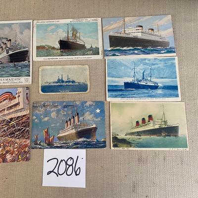 Vintage Ship Postcards