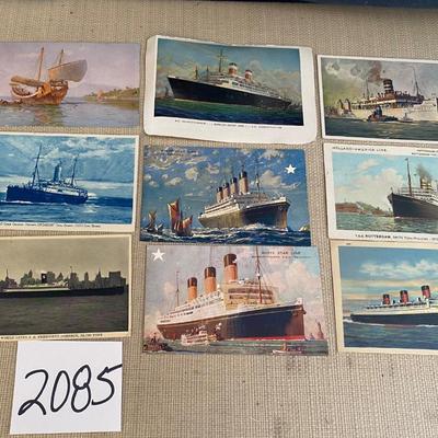 Vintage Ship Postcards