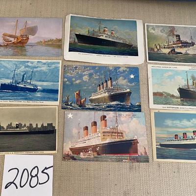 Vintage Ship Postcards
