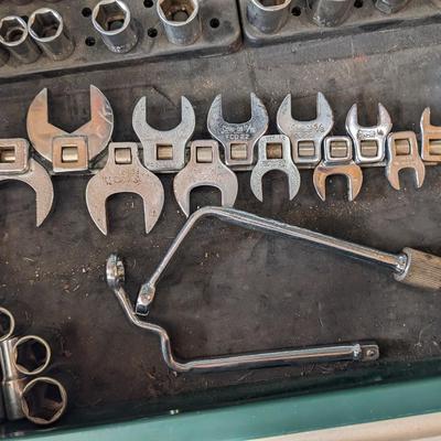 Large Lot of Craftsman Sockets, Wrenches