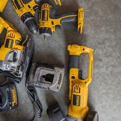 7 DeWalt Battery Powered Tools