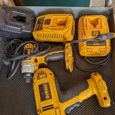 4 DeWalt Drills with Chargers