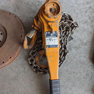 Harrington 1 1/2 Ton Manual Hoist