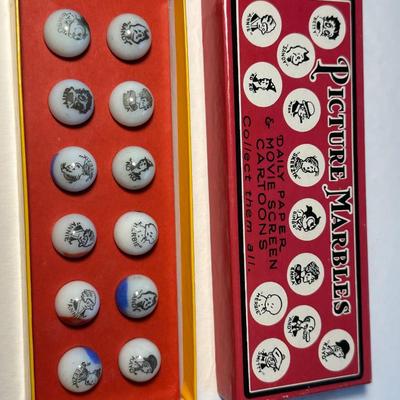 Complete set of Picture Marbles