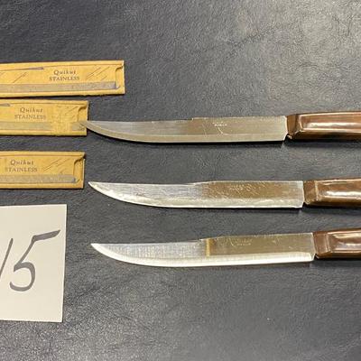 Vintage Quikut Knives