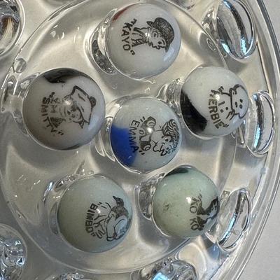 Lot of 6 picture this Marbles