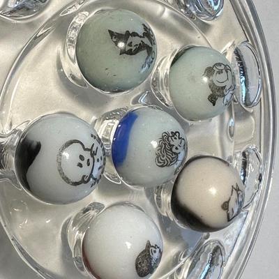 Lot of 6 picture this Marbles