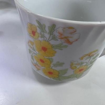 Flower tea china set