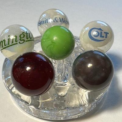 Lot of 6 Marbles