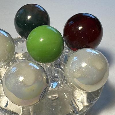 Lot of 6 Marbles