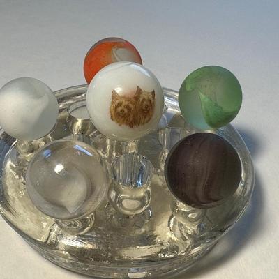Lot of 6 Marbles