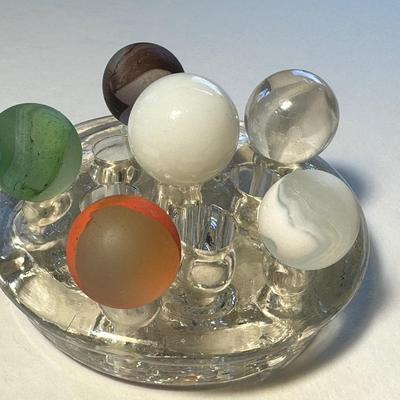 Lot of 6 Marbles