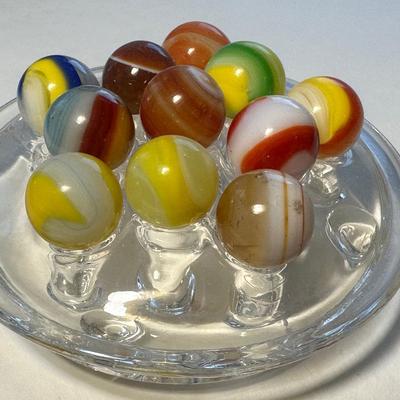 Lot of 11 Marbles