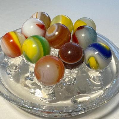 Lot of 11 Marbles