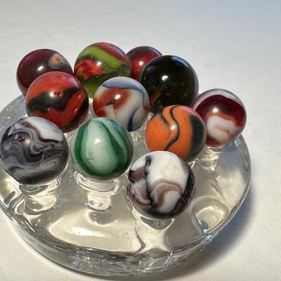 Lot of 11 Marbles