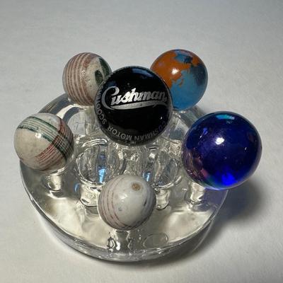 Lot of 6 Marbles