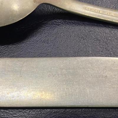 Vintage Rodgers Nickel Silver Flatware
