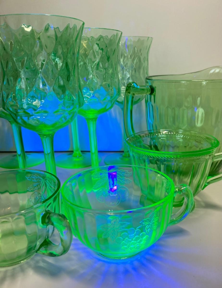 uranium glass collection