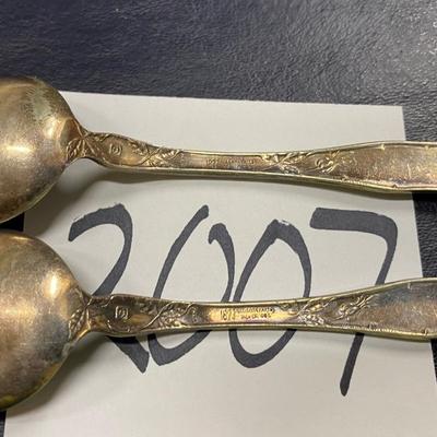Vintage 1877 Niagara Falls Silver Co. Spoons