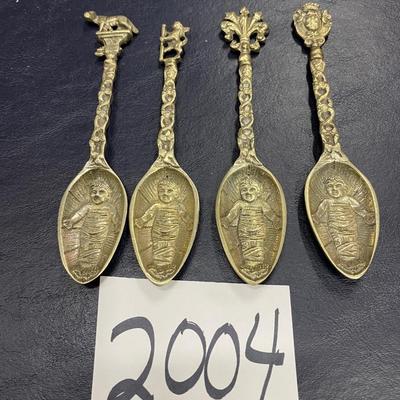 Vintage Artisan Baby Spoons made in Italy