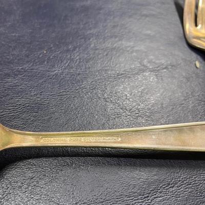 Vintage Colonial Pure Silver Plate Forks
