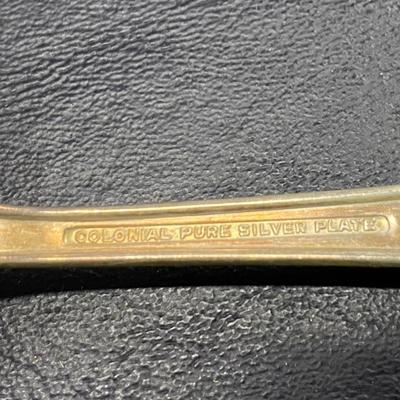 Vintage Colonial Pure Silver Plate Forks