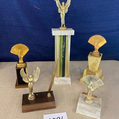 Vintage Bridge Trophies