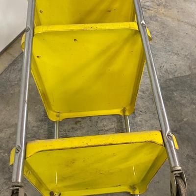 Vintage Yellow Cosco Cart